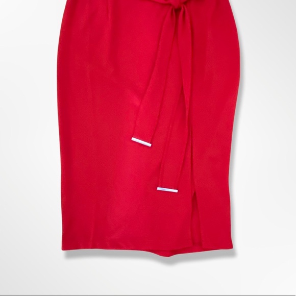 Style State Red Body-con Strapless Club Dress size S NWT - Picture 3 of 8